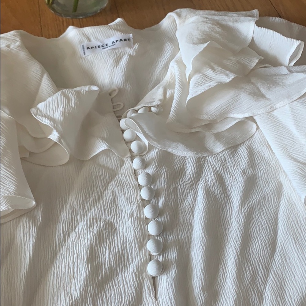 Apiece Apart Ruffle Blouse - Picture 2 of 4